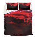 Red Wine Print Duvet Cover Bedding Set