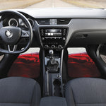 Red Wine Print Front and Back Car Floor Mats
