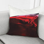 Red Wine Print Pillow Cover