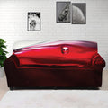 Red Wine Print Sofa Cover