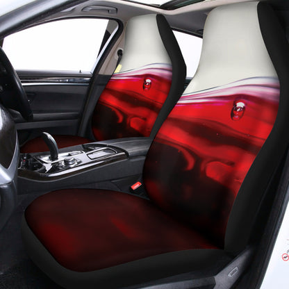 Red Wine Print Universal Fit Car Seat Covers