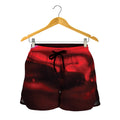 Red Wine Print Women's Shorts