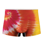 Red Yellow And Orange Tie Dye Print Men's Boxer Briefs
