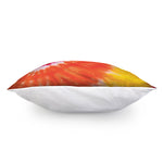 Red Yellow And Orange Tie Dye Print Pillow Cover