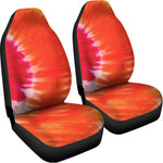 Red Yellow And Orange Tie Dye Print Universal Fit Car Seat Covers