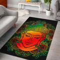 Reggae Buddha Print Floor Mat