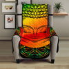 Reggae Buddha Print Armchair Protector