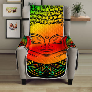 Reggae Buddha Print Armchair Protector