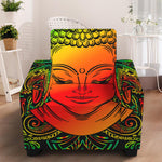 Reggae Buddha Print Armchair Slipcover