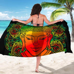 Reggae Buddha Print Beach Sarong Wrap