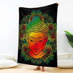Reggae Buddha Print Blanket