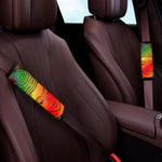 Reggae Buddha Print Car Seat Belt Covers