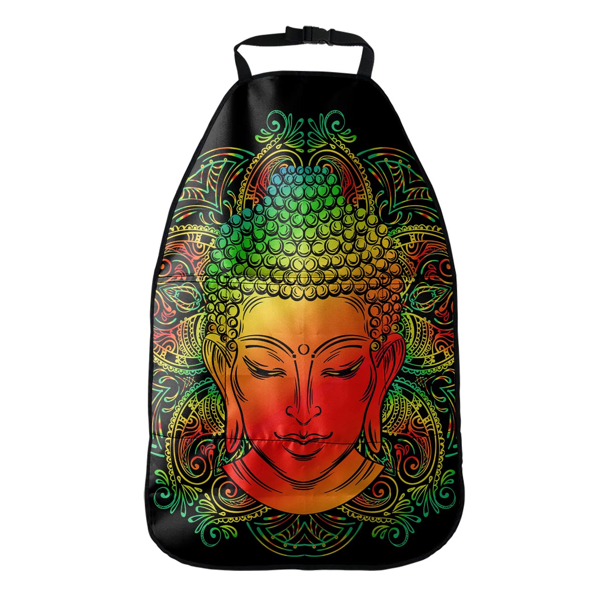 Reggae Buddha Print Car Seat Organizers