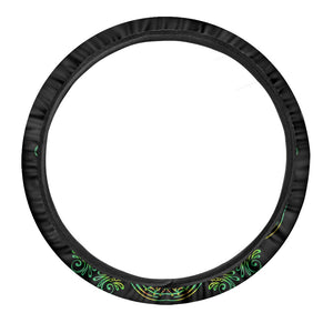 Reggae Buddha Print Car Steering Wheel Cover