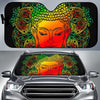 Reggae Buddha Print Car Sun Shade GearFrost