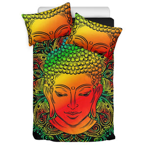 Reggae Buddha Print Duvet Cover Bedding Set
