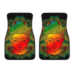 Reggae Buddha Print Front Car Floor Mats