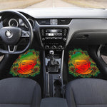 Reggae Buddha Print Front Car Floor Mats