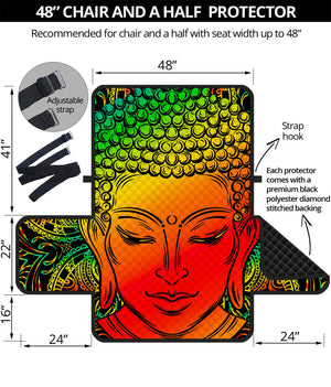 Reggae Buddha Print Half Sofa Protector