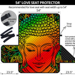 Reggae Buddha Print Loveseat Protector