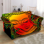 Reggae Buddha Print Loveseat Slipcover