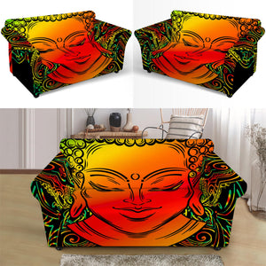 Reggae Buddha Print Loveseat Slipcover