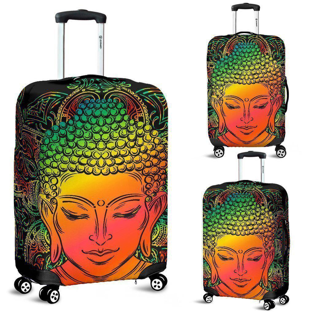 Reggae Buddha Print Luggage Cover GearFrost
