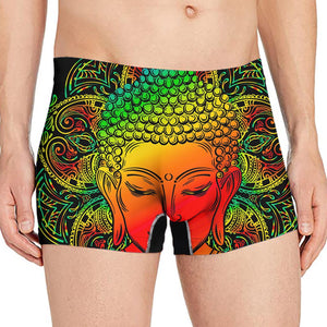 Reggae Buddha Print Men's Boxer Briefs