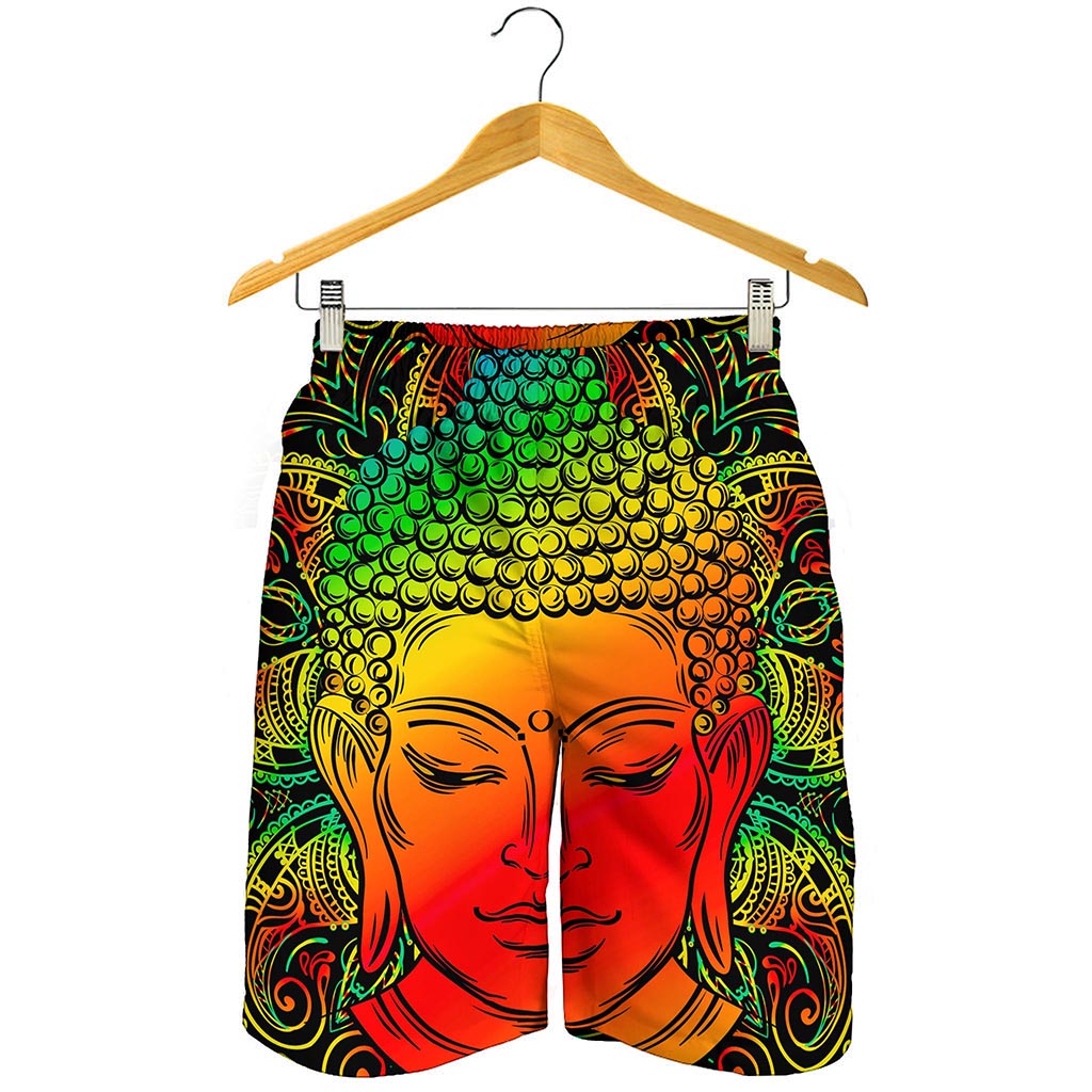 Reggae Buddha Print Men's Shorts