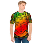 Reggae Buddha Print Men's T-Shirt