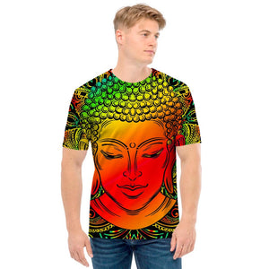 Reggae Buddha Print Men's T-Shirt