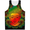 Reggae Buddha Print Men's Tank Top