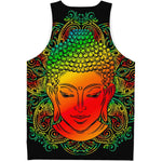 Reggae Buddha Print Men's Tank Top