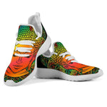 Reggae Buddha Print Mesh Knit Shoes GearFrost