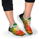 Reggae Buddha Print Mesh Knit Shoes GearFrost