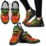 Reggae Buddha Print Mesh Knit Shoes GearFrost