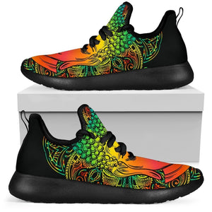 Reggae Buddha Print Mesh Knit Shoes GearFrost