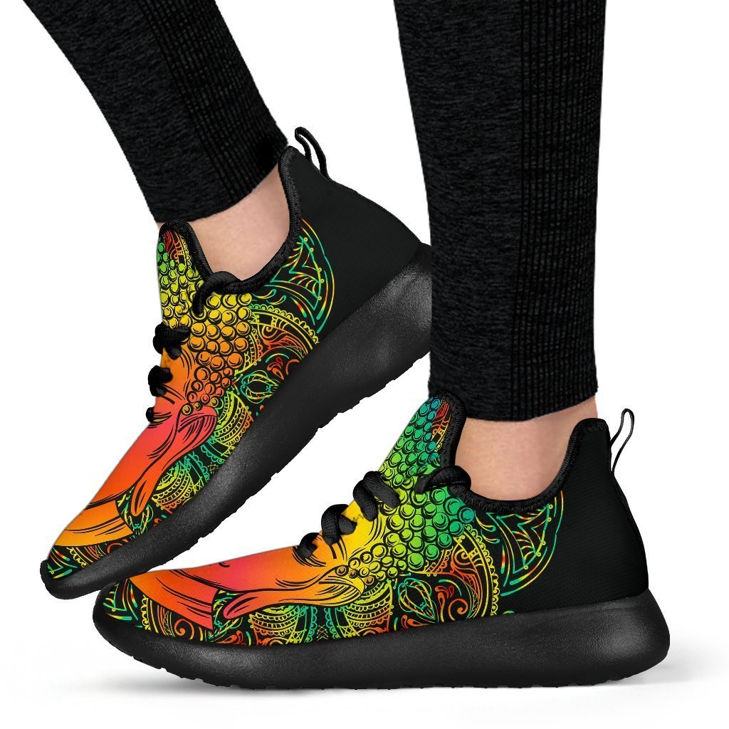 Reggae Buddha Print Mesh Knit Shoes GearFrost