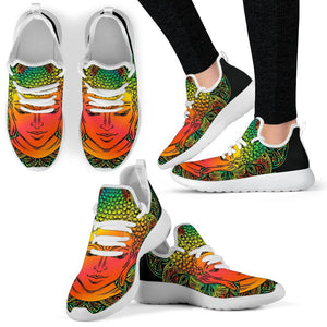 Reggae Buddha Print Mesh Knit Shoes GearFrost