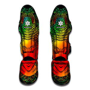 Reggae Buddha Print Muay Thai Shin Guard