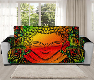 Reggae Buddha Print Oversized Sofa Protector