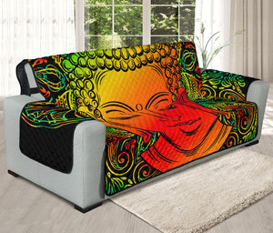 Reggae Buddha Print Oversized Sofa Protector