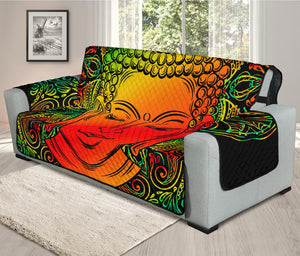 Reggae Buddha Print Oversized Sofa Protector