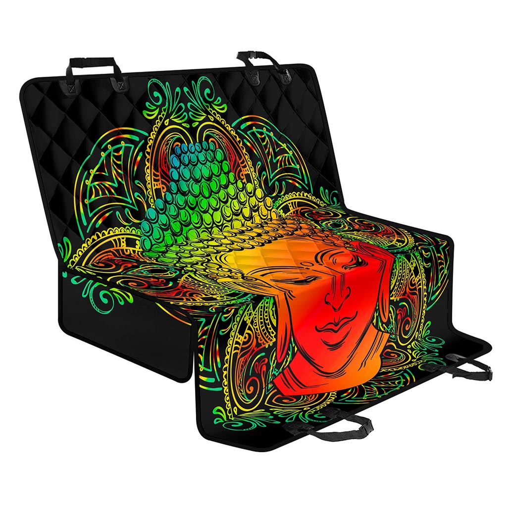 Reggae Buddha Print Pet Car Back Seat Cover