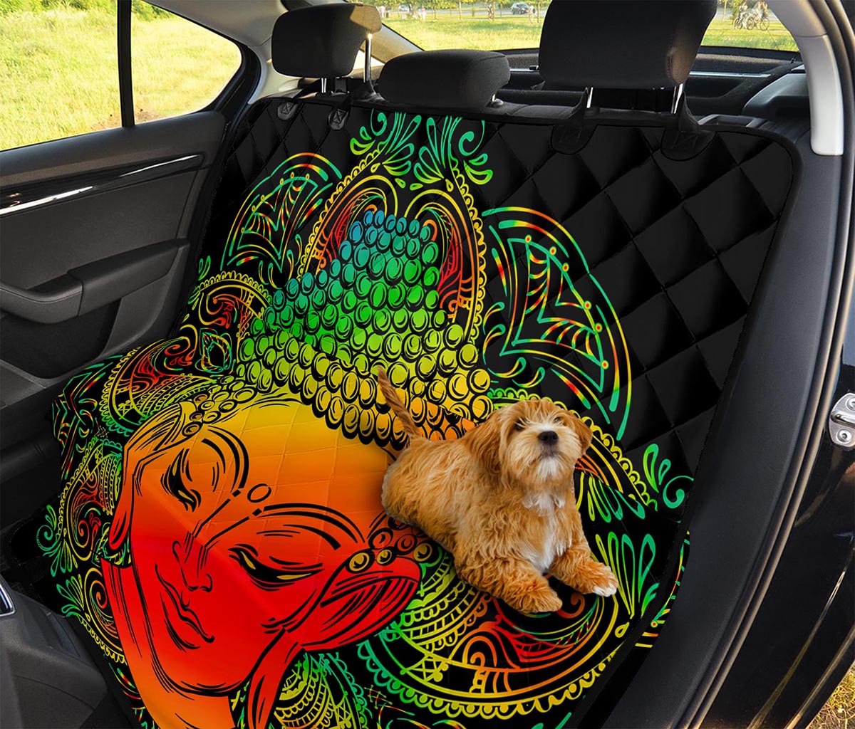 Reggae Buddha Print Pet Car Back Seat Cover