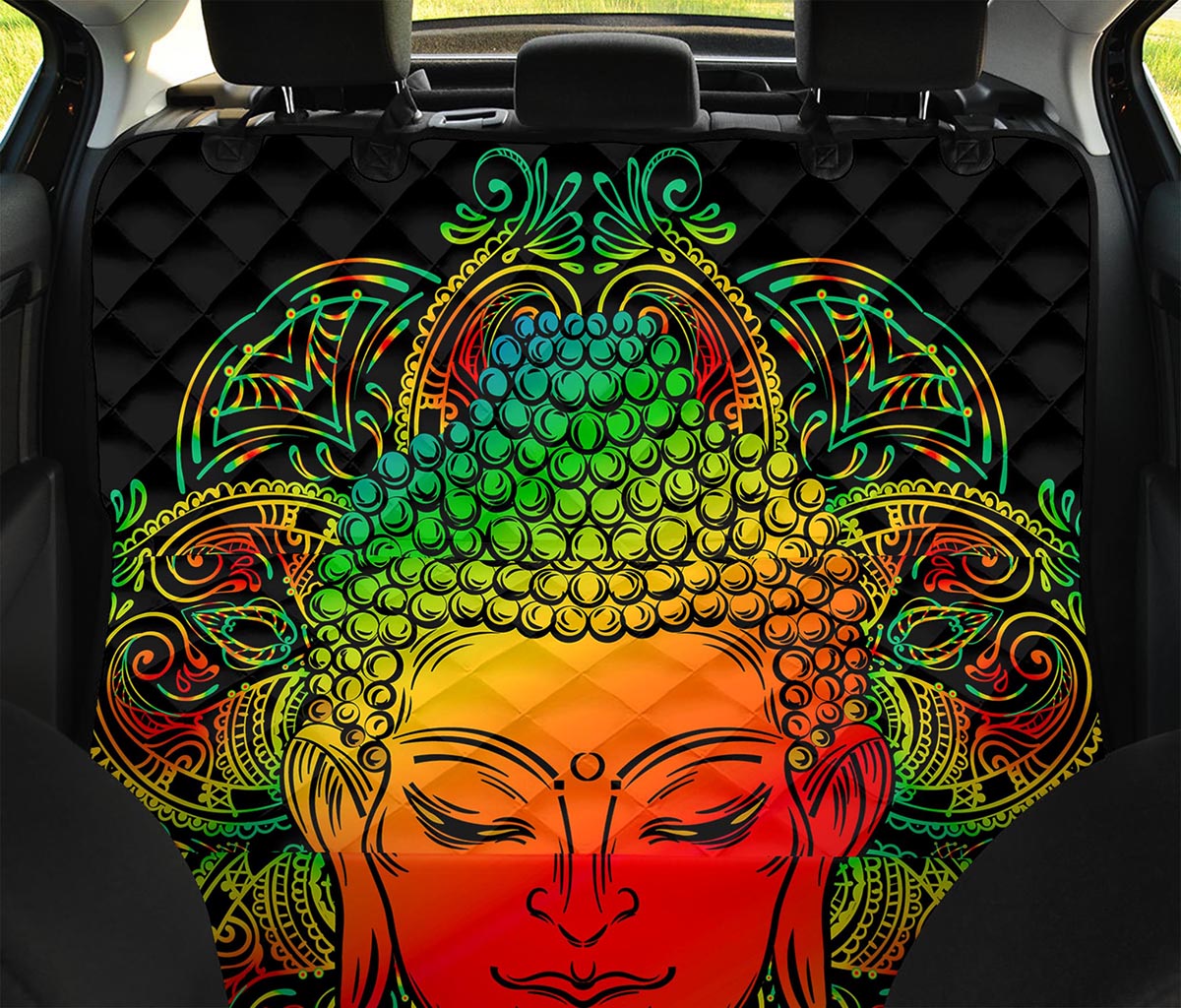 Reggae Buddha Print Pet Car Back Seat Cover