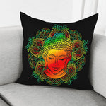 Reggae Buddha Print Pillow Cover