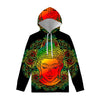 Reggae Buddha Print Pullover Hoodie