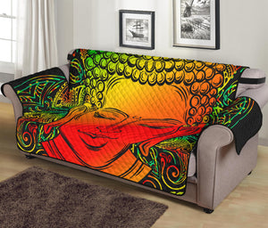 Reggae Buddha Print Sofa Protector