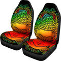 Reggae Buddha Print Universal Fit Car Seat Covers